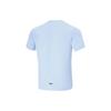 Li Ning Running Series Solid Color Round Neck Pullover Breathable Short Sleeve T-Shirt Men Tops Sky-Blue ATSU195-3