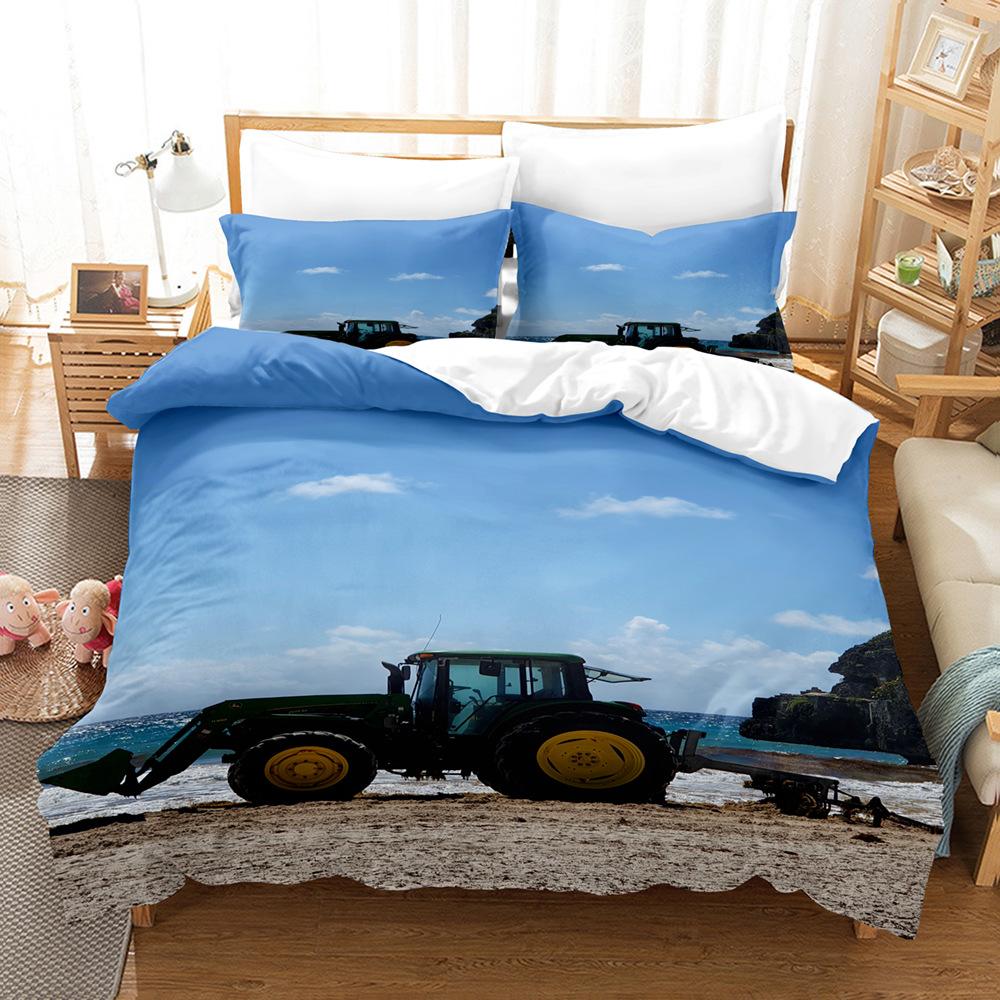 Fashion Technology Printing, 3D Digital Printing, Bedding, Duvet Covers, Pillowcases, Three-piece Sets