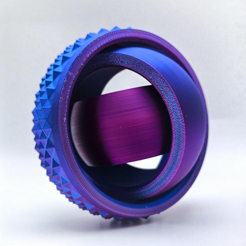 Non-Toxic New 3D Printed Rotating Ball Toy O-Shaped Universal Fingertip Gyroscope Gravity Rotation Anxiety Relief Decompression Cool Toy