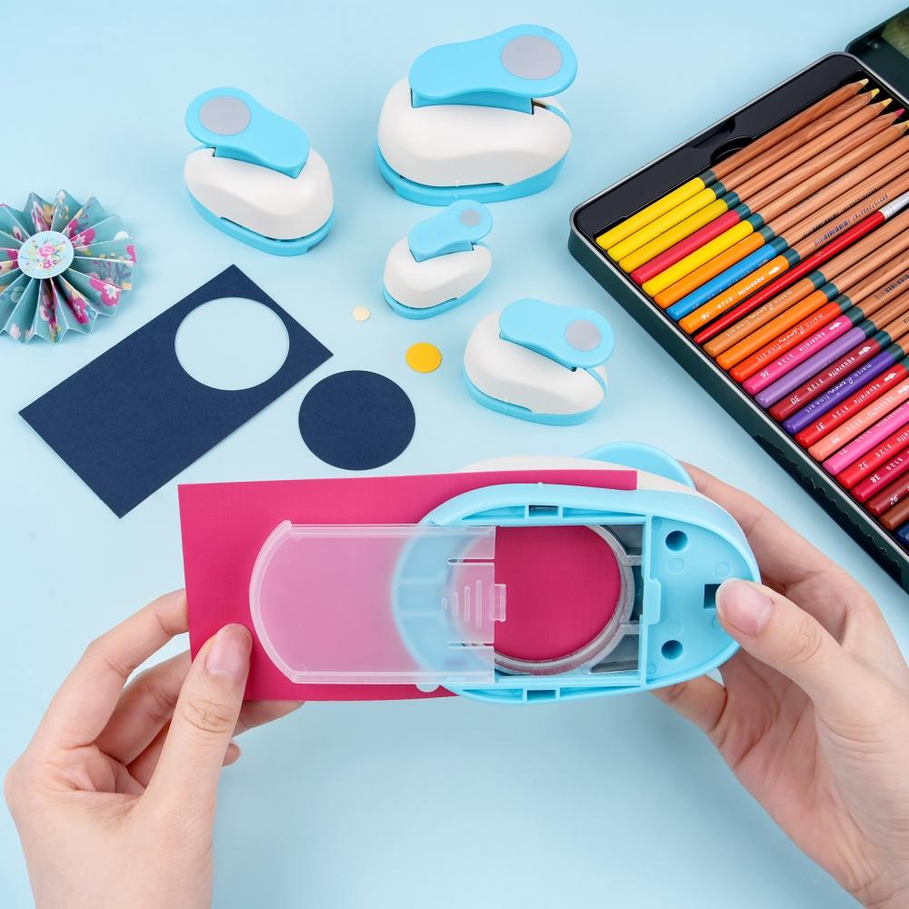 Circle Paper Punch - Create Perfect Circles for Handmade Craft Projects - Ideas for Scrapbooking, Card Making, DIY Photo Albums