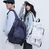 Schoolbag new schoolbag junior high school students simple tie-dye printing design youth college backpack Japanese high school students backpack