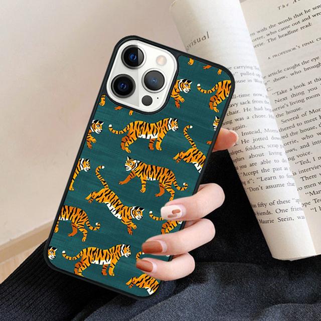 Animal Tiger Art Phone Case Cover For iPhone 17 Air 16 15 14 plus 11 12 13 pro max coque Shell Fundas
