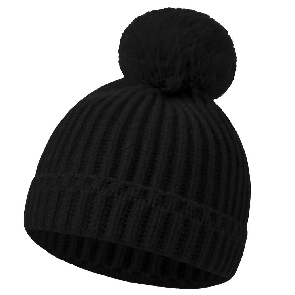 Baby Winter Hat Pom Pom Knitted Beanie Warm Newborn Infant Cap Boys Girls Toddler Photography Props Autumn Clothes Accessories 0-12 Months