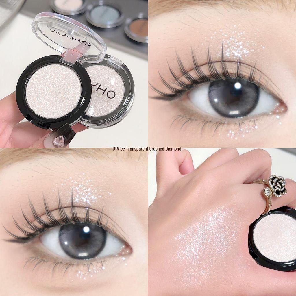 Dual-Use Long-Lasting Diamond Eyeshadow & Blush with Fine Shimmer