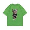 Rapper Ken Carson Kitty Print T Shirt Regular Men Hip Hop Loose Tshirt Male Fashion Cotton Street Tees Funny Men's Short Sleeve