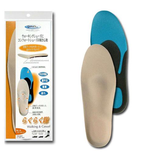 

Женская повседневная обувь для ходьбы Raku-Rakutai (23,0-23,5см) бежевый