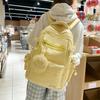 Women's Backpack Campus Large Capacity Backpack Student Schoolbag with Coin Purse
