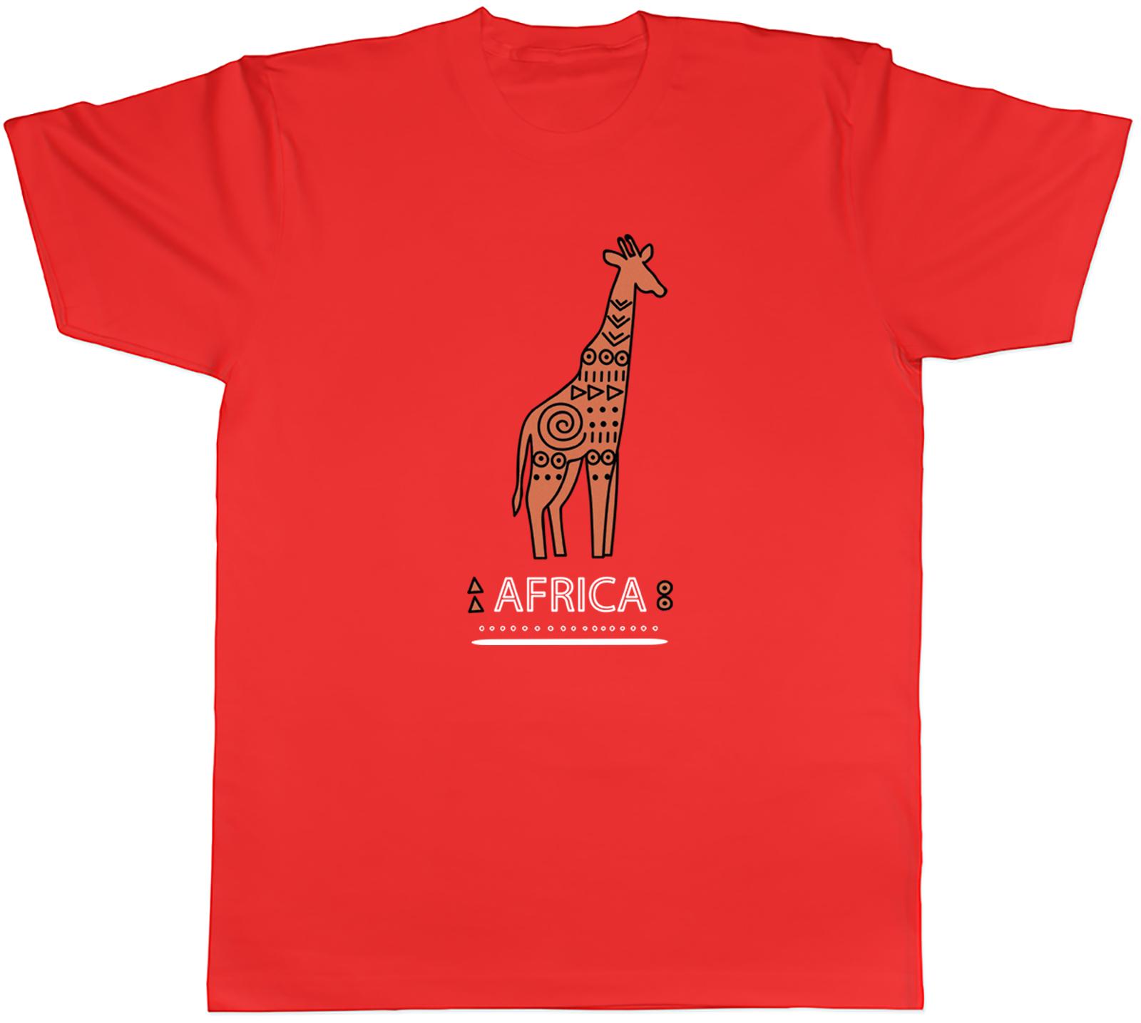 Africa Unisexs TShirt African Pattern Giraffe Unisex Tee Gift S