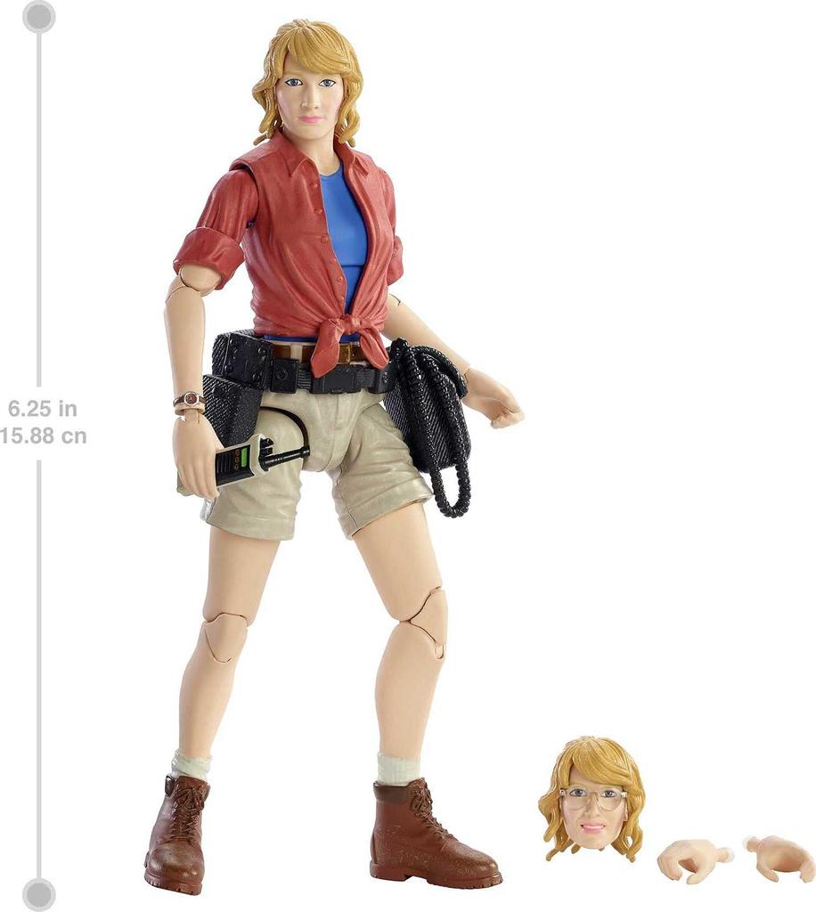 Mattel Jurassic Park Amber Sattler Figure Doll with Articulated Joints GWP82 Collection/Ellie [Dinosaur Toy] [Ages 8+]