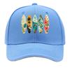 Tropical Surfboard Paradise Sunset C Sandwich Baseball Cap Sun Cap Outdoor Workouts Hat