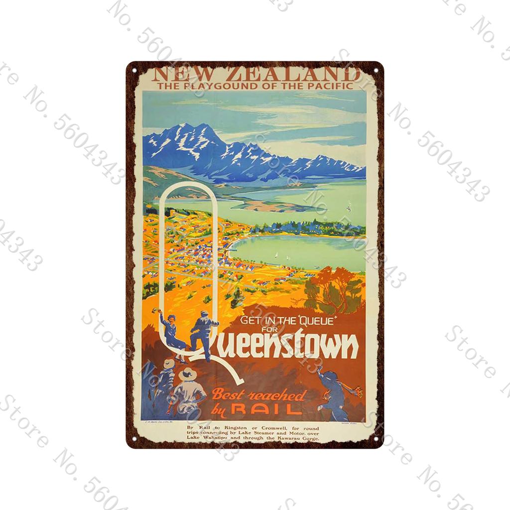 City Landscape Vintage Metal Sign Paris San Francisco Los Angeles Dubai Travel Scenery Tin Plates Home Decoration Metal Poster
