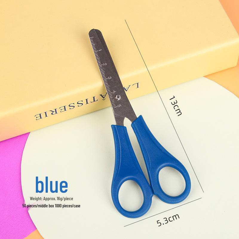 Student-Friendly Round-Tip Safety Scissors for DIY and Crafts