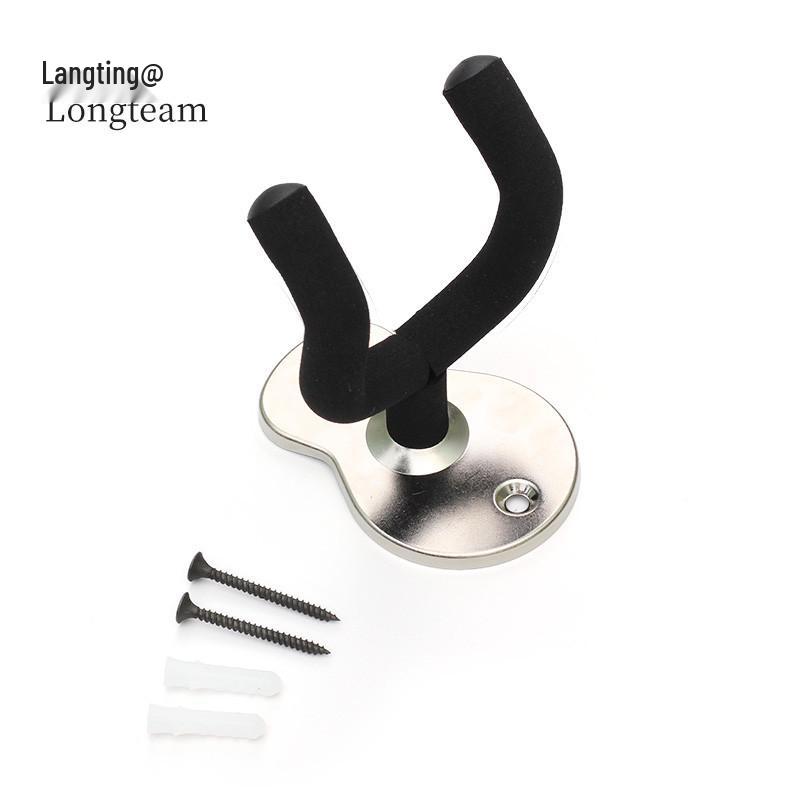 Matte Black Musical Instrument Wall Hook: Display Rack for Guitar, Ukulele, Violin, and Hulusi