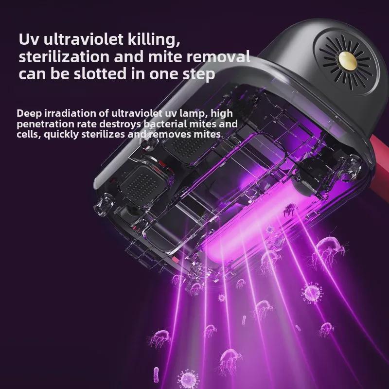 Portable Ultraviolet Mite Remover with Deep Clean Vacuum and Charging Base