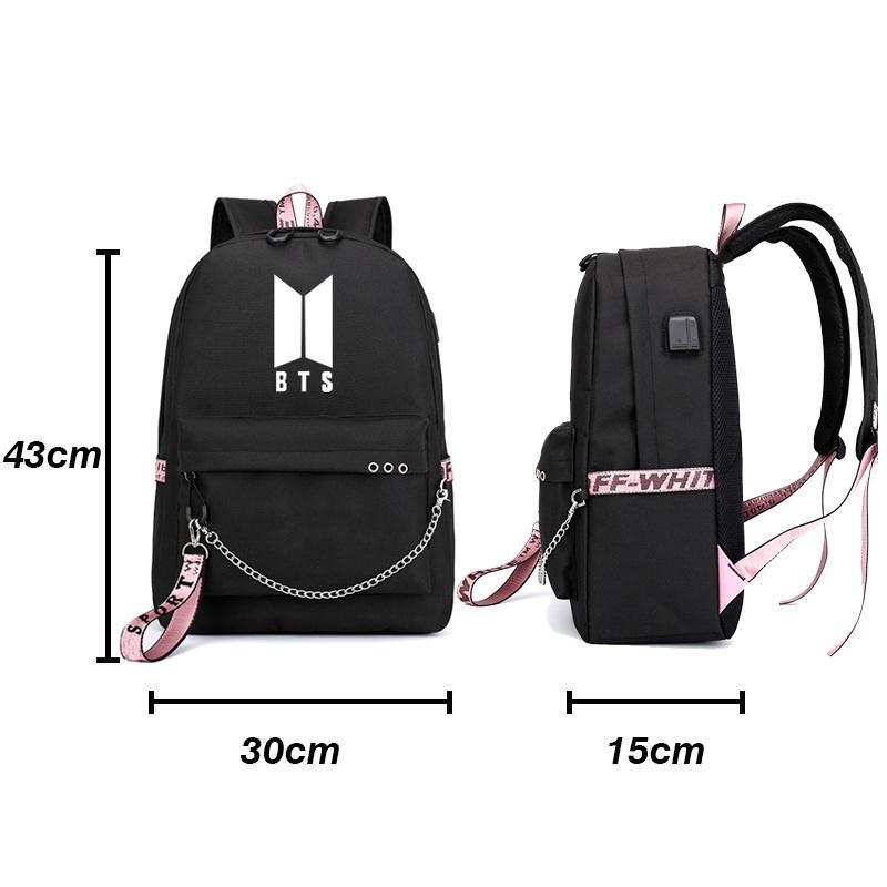 bts backpack with charger
