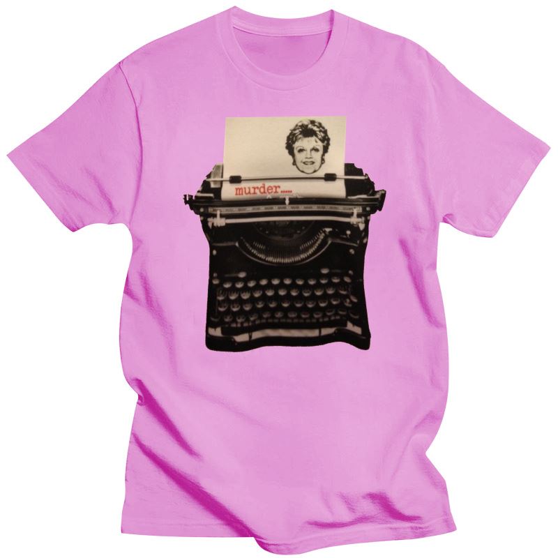 2023 Murder She Wrote / Angela Lansbury / Schreibmaschine T Shirt Print T Shirt Unisex Kurzarm Hot Tops T-shirt homme
