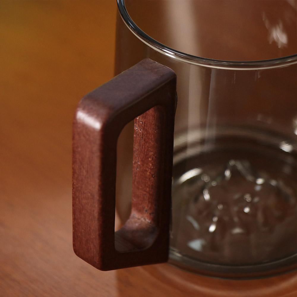 Large Capacity Water Drinking Cup Internal Mountain Protrusion Tea Cup Creative Glass Cup  Gift