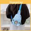 Single Pattern Crybaby Shoulder Crossbody Bag For Kids Breathable Lightweight