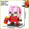 MOC Hedgehog Brickheadzed Dr Eggman Tails Bricks Anime Game Figures Compatible Building Blocks Toys For Children Adults Gift DIY