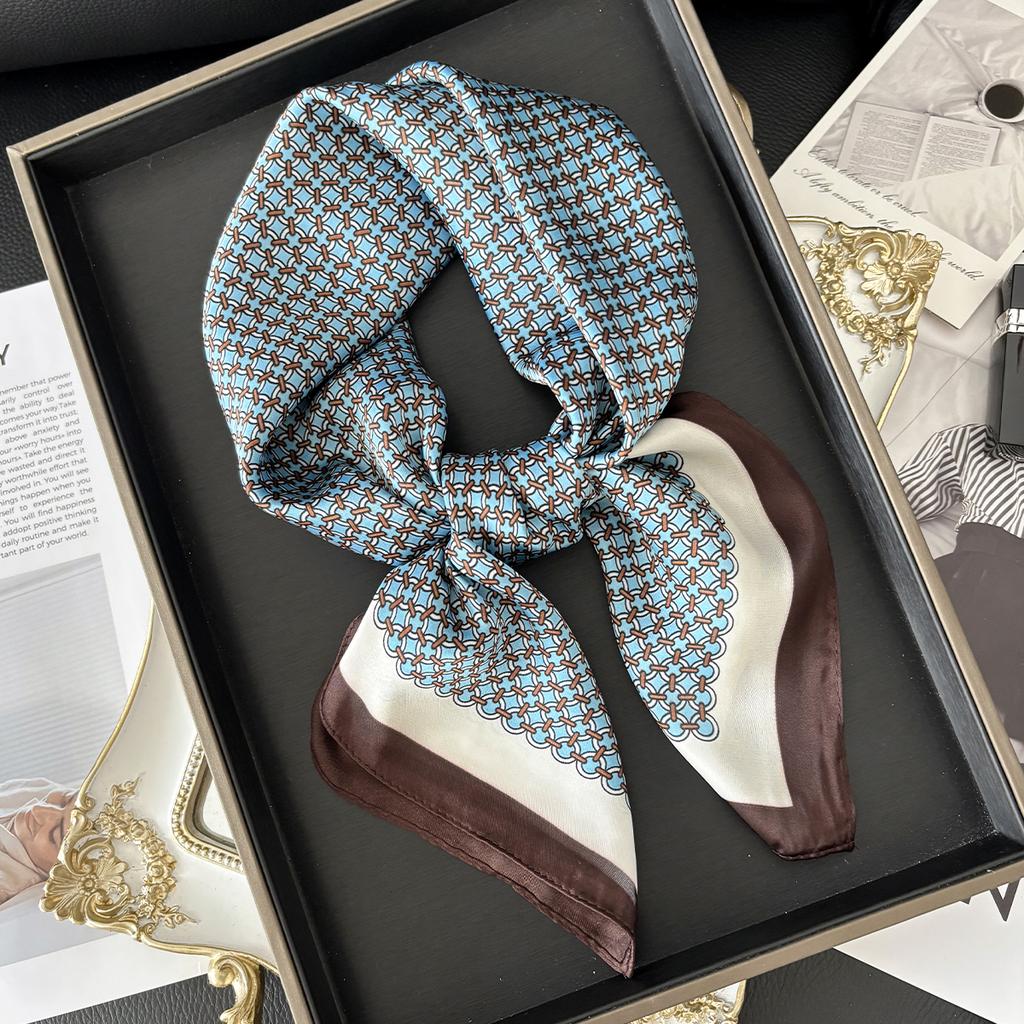 1PC Luxury Square Scarf For Women 70*70cm Beach Scarf Fashion Lady Hair Head Bandana Wraps Female Neckerchief Hijab Shawl