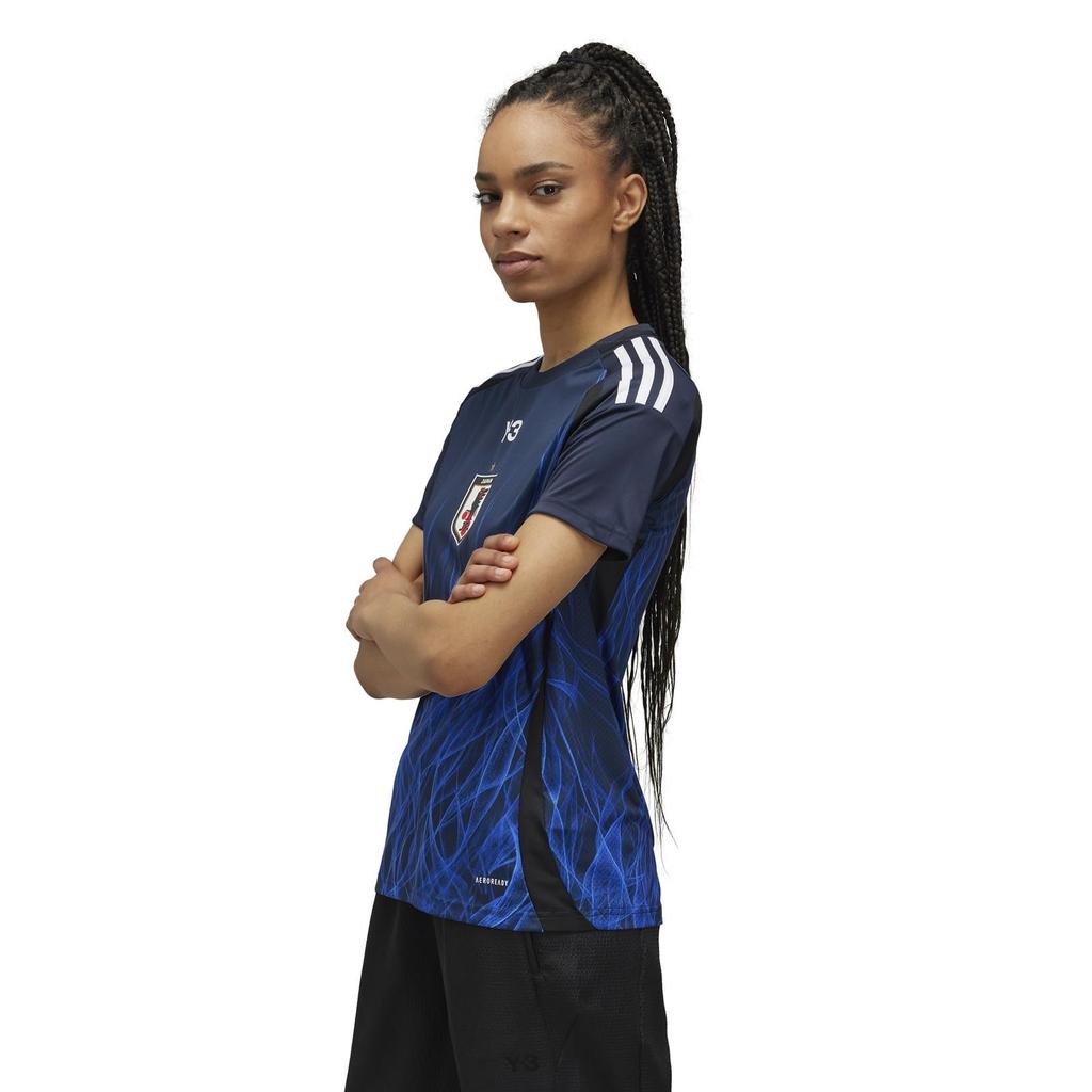[Adidas] Japonia Damska Reprezentacja Narodowa w Piłce Nożnej × Y-3 2024 Domowy Strój Replika JMU97 Legendarny Atrament (IS5610) XL