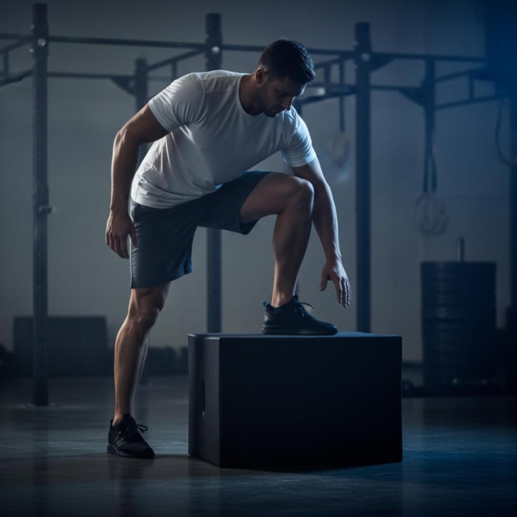 Foam Plyometric Box Non-Slip Exercise Textured Fitness Equipment for