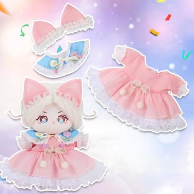 20cm Cotton Doll Doll Princess Dresses Replacement Multiple Styles Plush Dolls Clothes Hand-made DIY Dolls Accessories