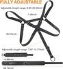 NEW  Sex Bondage Restraints Kit 3 in 1 Leather Thigh Sling Breasts Belt Behind Back Handcuffs Open Legs SM Slave Fetish