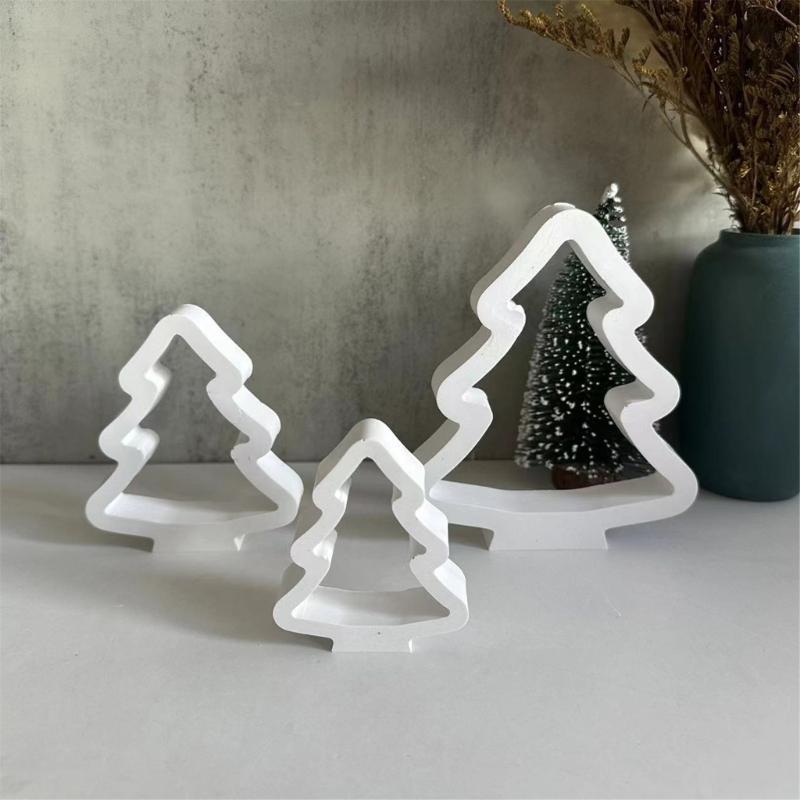 Forma na ozdobę biurka Elastyczna forma silikonowa na wydrążoną dekorację choinkową Formy gipsowe Materiały do wyrobu biżuterii