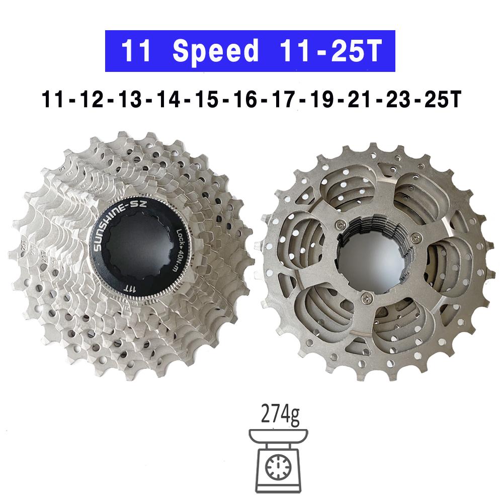Road Bike 8 9 10 11 12 Speed Velocidade Cassette 11-25T 28T 30T 32T 34T 36T Bicycle MTB Freewheel Cassette Sprocket for HG
