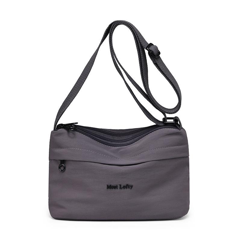 Women's Shoulder Bag Lightweight Large Capacity Multi-compartment Nylon Crossbody Bag