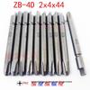 V-05T BD-4T NK4DT T5x2x64 T6x2x44 TORX Bits with Half-Round Tail, Plum Blossom Head