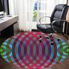1 Stück optische Illusion Stuhl Teppich für Büro, Innenbereich rutschfester waschbarer Polyesterfaser Teppich,