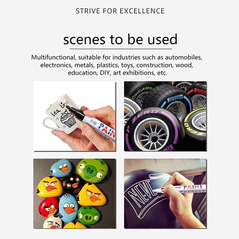 1Pc Metal Glasses Frame Paint Off Paint Repair Pen Paint Note Mark Pen Special Non-Fade Waterproof Glasses Accessories