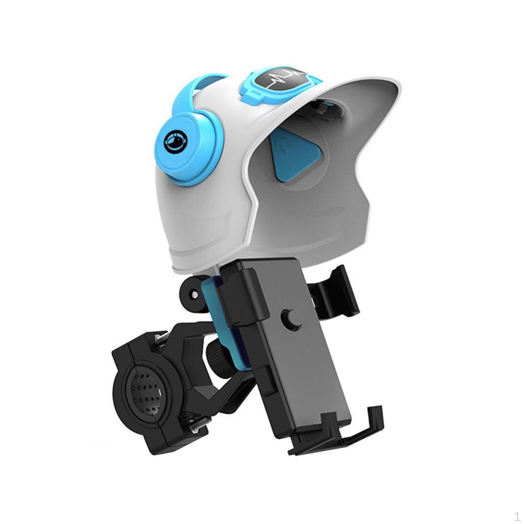 Bike Phone Mount Holder Cell Clip With Sun Visor Cute Adjustable Cradle Clamp