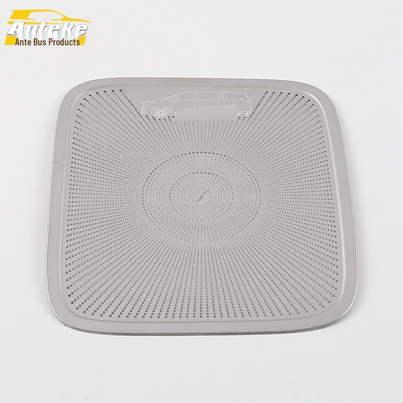 Compatible with 18 Models: GM8 Trunk Speaker Decorative Stainless Steel Tailgate Audio Sequin Sticker.