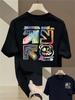 2026 Limited Cotton Unisexs Unisexs Casual Loose Tshirt Fashionable Trendy Brand Pattern Printed Roundneck Tshirt Unisex