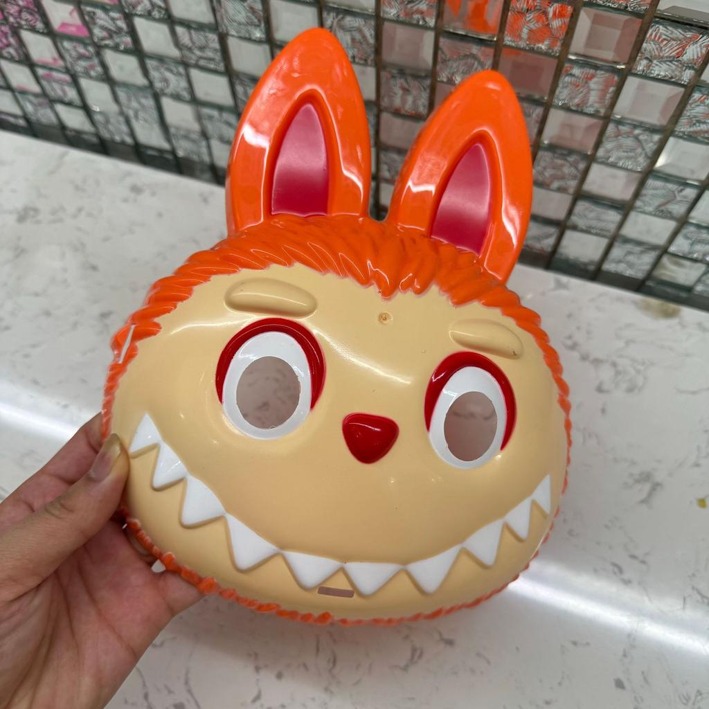 1 Stück Kinder Rab Maske Plastikmaske Halloween Cos Verkleidungs-Requisiten