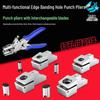 East Tour Multifunctional Edge Banding Hole Punch Woodworking Tool with Screw Hole Cover Pliers
