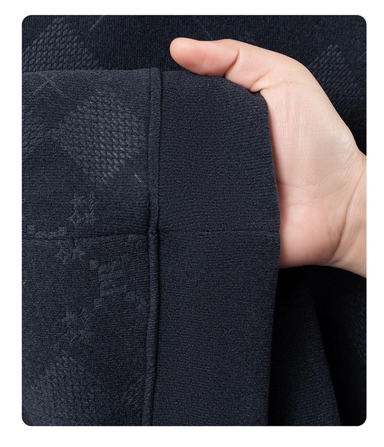 Men's Faux Two-Piece Knit Long-Sleeve Thermal Top