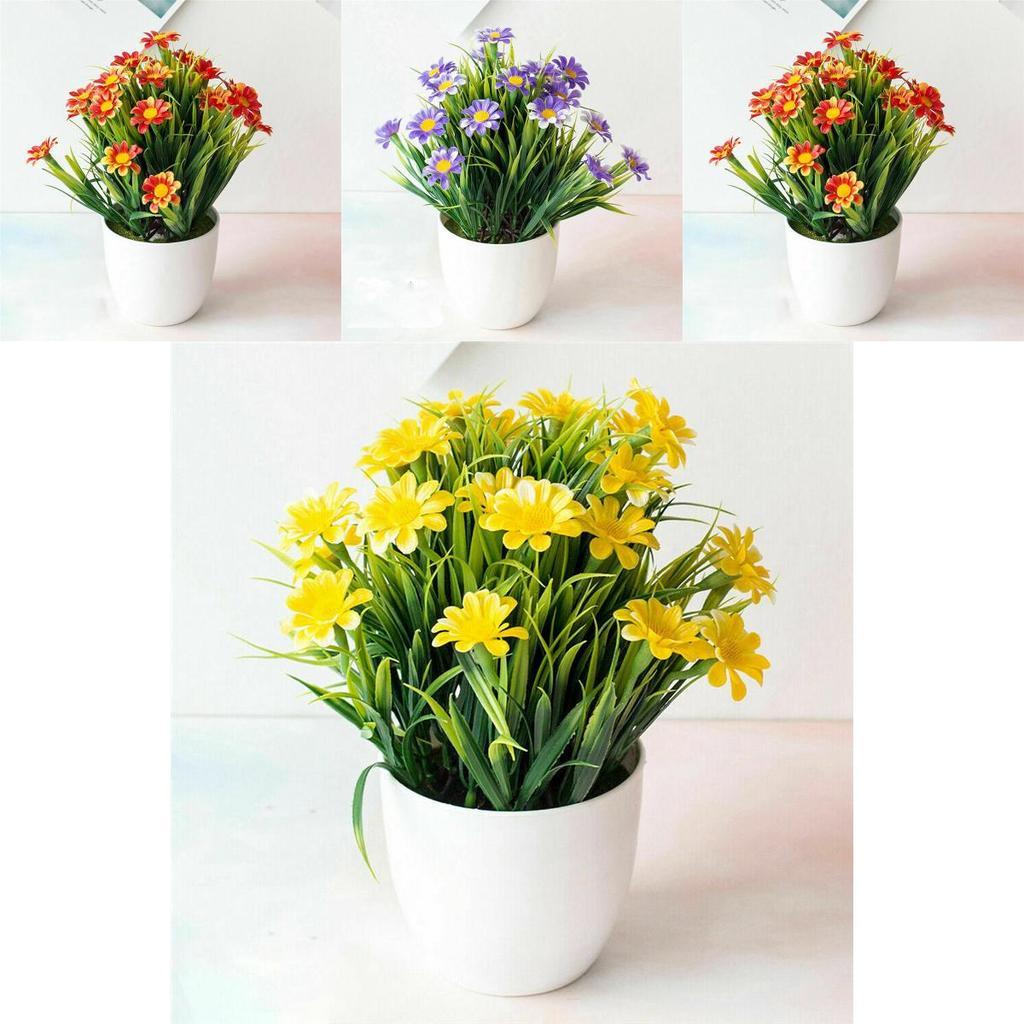 Hochwertiges künstliches Blumenarrangement im Topf für elegante Garten- und Wohnbereiche