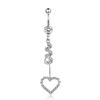 Bobisty 14G Belly Button Rings for Women Surgical Steel Navel Helix Piercing CZ Barbell Belly Button Rings Body Piercing Jewelry