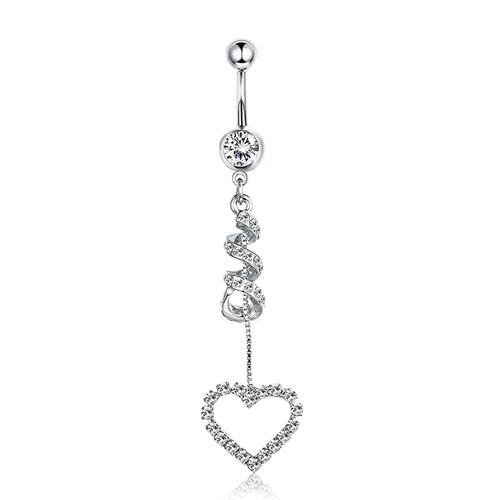 Bobisty 14G Belly Button Rings for Women Surgical Steel Navel Helix Piercing CZ Barbell Belly Button Rings Body Piercing Jewelry