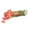 Plastic Vivid Artificial Water Plant Ornament for Aquarium Underwater Fish Tank Garden Pink