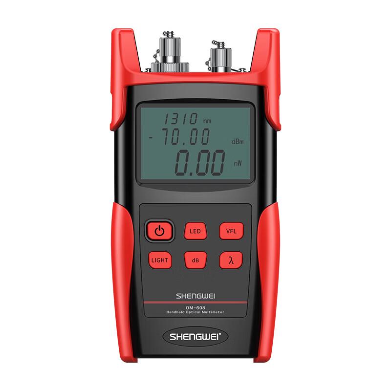 Shengwei OM-608 High-Precision Optical Power Meter & Fiber Tester
