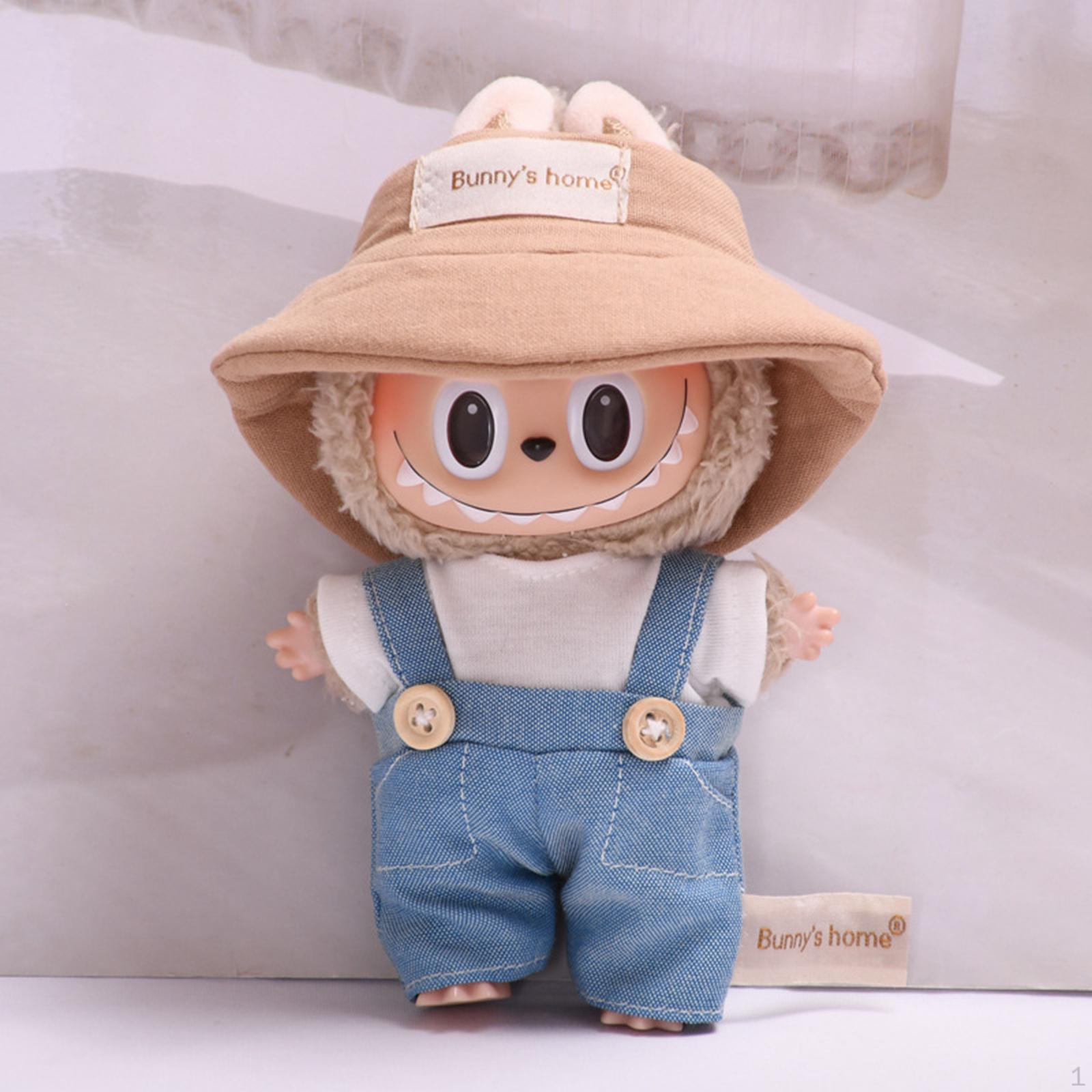 

Футболка и штаны для плюшевой куклы. Мода. Создайте своих собственных кукол для 6,69-дюймовой морковки. light blue pants A