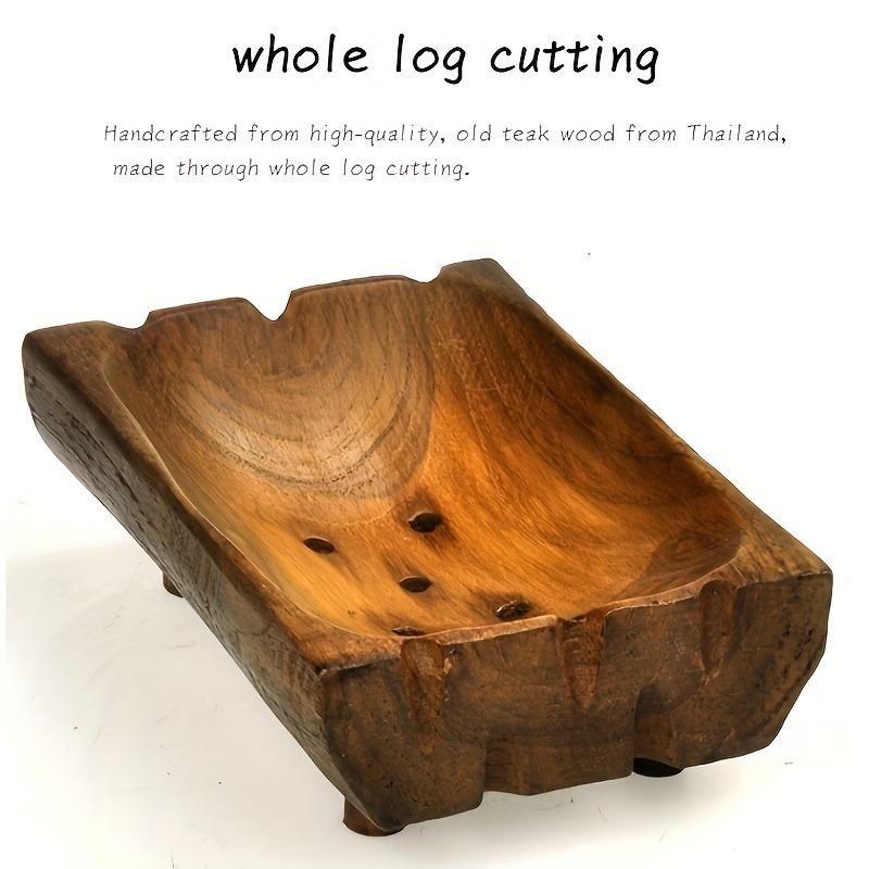 Wood Soap Holder Decorative Handmade Soap Stand for Bathroom Shower Kitchen Stylish Bathroom Decor Soap Dish