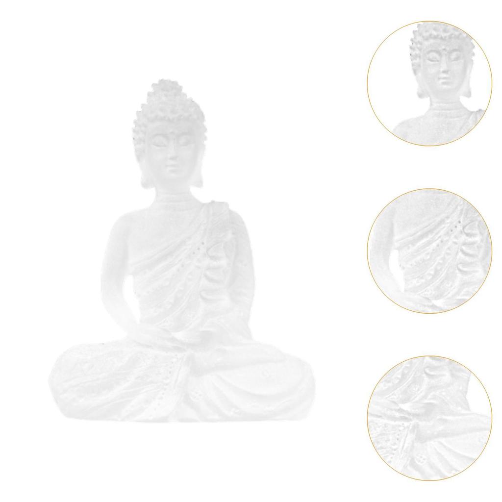 Sedící buddhistická figurka Feng Shui dekorace Meditace Sběratelská socha Socha sedícího Buddhy pro skříň Domácí párty