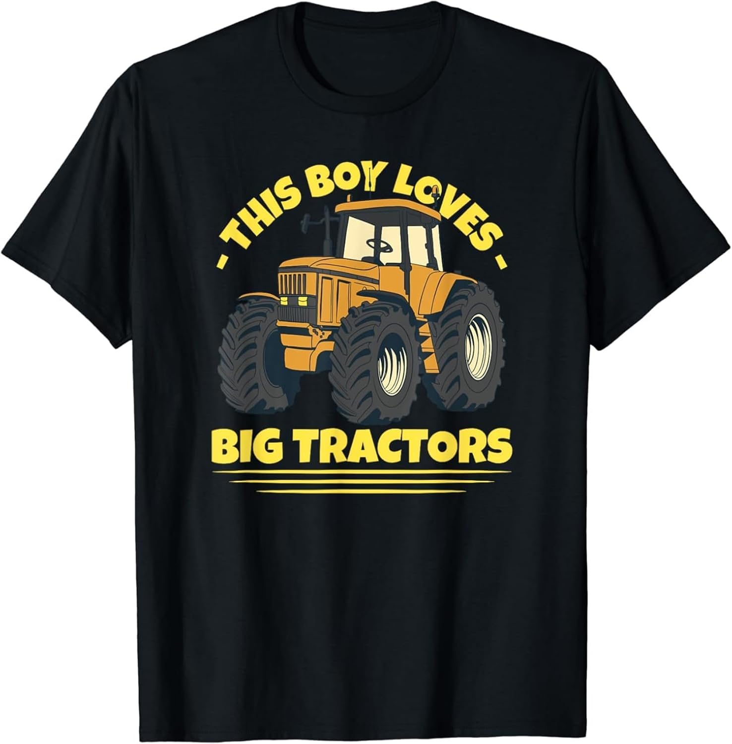 This Boy Loves Tractors T-Shirt XXL чёрный