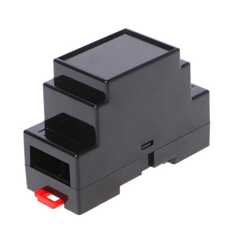 2 Pcs 88x37x59mm Plastic Electronics Box Project for Case DIN PLC Junction